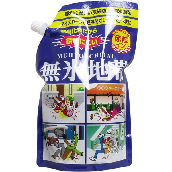 トーヤク 無氷地帯 1kg×16個セット トーヤク 無氷地帯 凍結防止・熔氷雪剤 赤粒イン 1Kg その他日用品