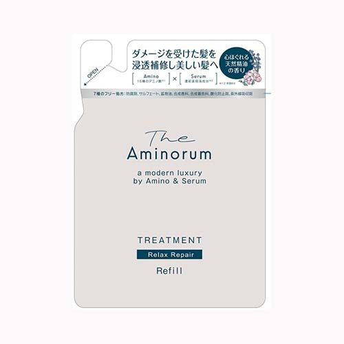 熊野油脂 Ｔｈｅ　Ａｍｉｎｏｒｕｍ【ジ　アミノラム】　ＴＲＥＡＴＭＥＮＴ　詰替  インバス コンディショナー・リンス メール便対応