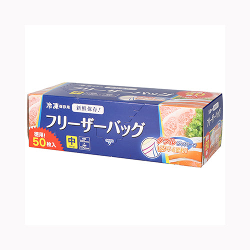 ジャパックス フリーザーバッグ中　WF12 行楽用品 保存容器・ジッパーバック　　　