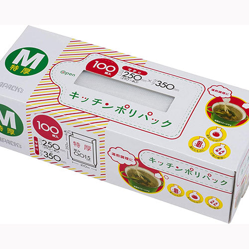 ジャパックス SSB32キッチンポリパックMサイズ特厚 ゴミ袋・ポリ袋 小物用品