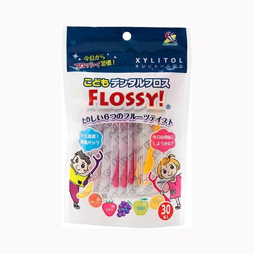 ＵＦＣサプライ こどもデンタルフロスフロッシィ３０本　 オーラル デンタル用品