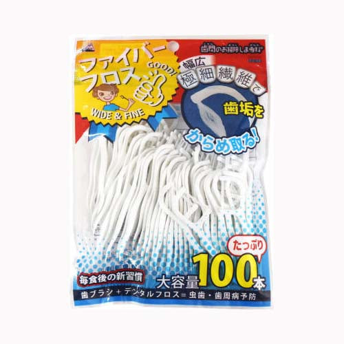 アヌシ ファイバーフロス１００本入０６－２９８ オーラル デンタル用品