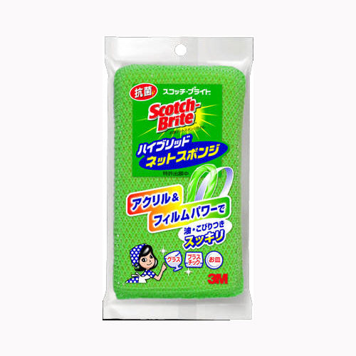 スリーエムジャパン スコッチブライトハイブリッドネットグリーン  台所消耗品 たわし・ふきん メール便対応