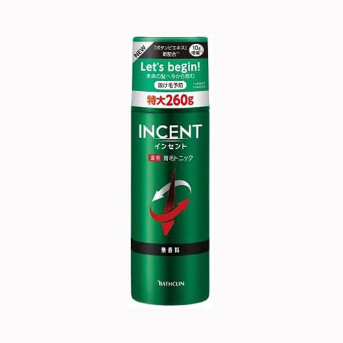 バスクリン インセント　薬用育毛トニック　無香料　２６０Ｇ 化粧品 男性化粧品