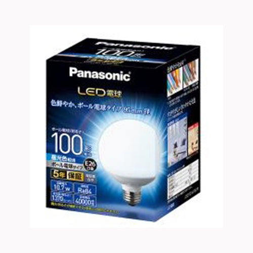 パナソニックコンシューマーマーケティングＶＥ社 ＬＥＤ電球　ボール電球タイプ　ＬＤＧ１１ＤＧ９５　 軽電化 電球