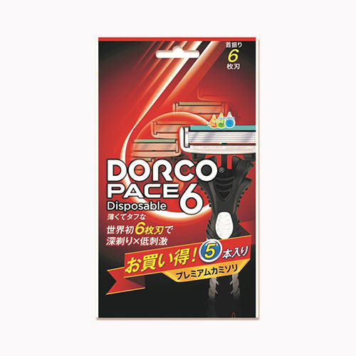 ドルコ ＰＡＣＥ６ディスポ５Ｐ カミソリ 男性用