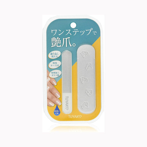 ビタットジャパン 【磨くだけでネイルがピカピカに！特殊加工ガラスでトップコートを塗ったような仕上がり】ツヤコ　１本  メイク雑貨・美容小物 ボディケア雑貨  メール便対応