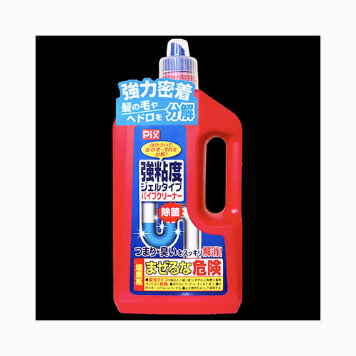 ライオンケミカル ピクス強粘度ジェルタイプパイプクリーナー800g 住居洗剤 パイプクリーナー 　