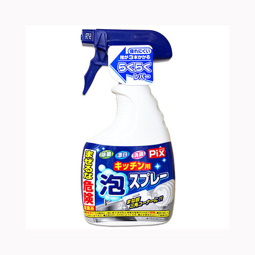 ライオンケミカル ピクスキッチン泡スプレー本体400g 台所洗剤 漂白・殺菌 　