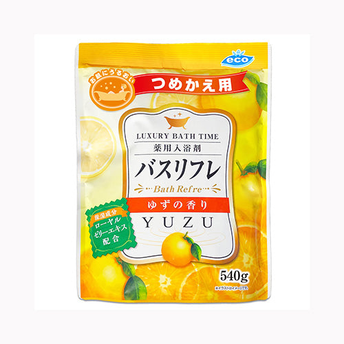 ライオンケミカル バスリフレ薬用入浴剤つめかえ用ゆずの香りＲ５４０Ｇ 入浴剤  温浴 　