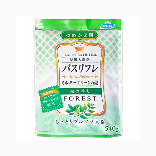 ライオンケミカル バスリフレ薬用入浴剤グリーンのにごり湯つめかえ用森林の香りＲ６８０Ｇ 入浴剤  温浴 　