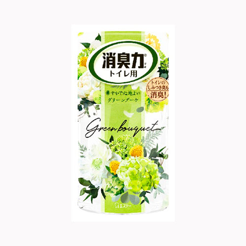 エステー トイレの消臭力 消臭芳香剤 消臭剤 トイレ 置き型 グリーンブーケ 400mL 芳香消臭 トイレ用 トイレ用置き型 日用品 消臭剤・芳香剤
