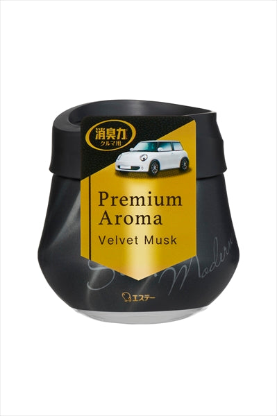 エステー クルマの消臭力ＰｒｅｍｉｕｍＡｒｏｍａゲルタイプ　ベルベットムスク 芳香消臭 車用