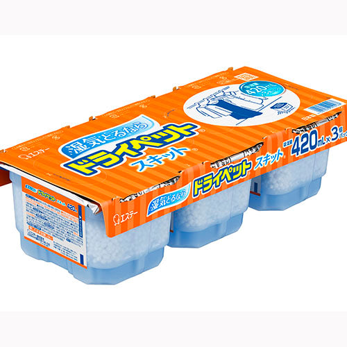 エステー ドライペットスキット　３個パックＴ 除湿剤  タンクタイプ  その他除湿剤・乾燥剤  日用品 除湿剤・乾燥剤
