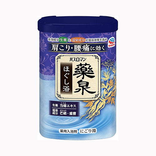 アース製薬 バスロマン薬泉　ほぐし浴　６００ｇ 入浴剤 温泉 温泉の素 バス・洗面 入浴剤