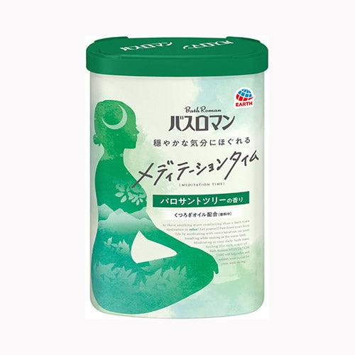 アース製薬 バスロマン　メディテーションタイム　パロサントツリーの香り　５４０ｇ 入浴剤  温浴 　