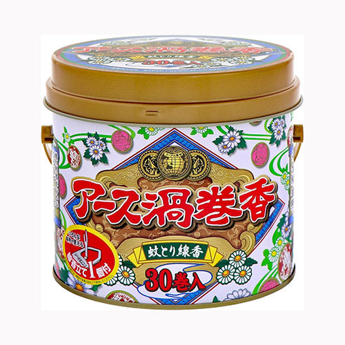 アース製薬 アース渦巻き３０巻き缶入り 殺虫剤 ハエ・蚊