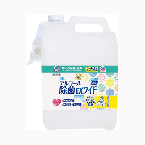 アース製薬 ＨＴ　アルコール除菌ＥＸワイドつめかえ　５Ｌ　 衛生用品 アルコールジェル