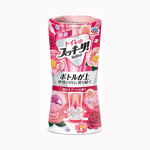 アース製薬 トイレのスッキーリ！ピンクブーケの香り　４００ＭＬ 芳香消臭 トイレ用 トイレ用置き型 日用品 消臭剤・芳香剤