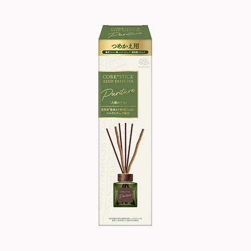 アース製薬 Ｓｕｋｋｉ－ｒｉ！ＣＯＲＫ＋ＳＴＩＣＫ－Ｐｕｒｉｔｕｒｅ－「大樹の下で」替え 芳香消臭 部屋用