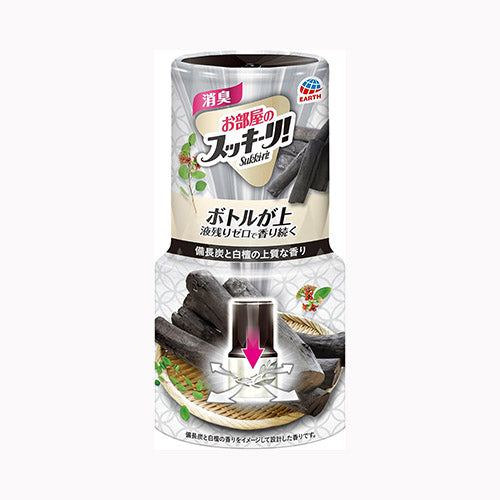 アース製薬 お部屋のスッキーリ　備長炭と白檀の香り 芳香消臭 部屋用 部屋用置き型 日用品 消臭剤・芳香剤