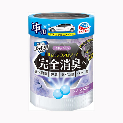 アース製薬 クルマのスッキーリ！Ｓｕｋｋｉ－ｒｉ！消臭パールクリーンムスクの香り 芳香消臭 車用 芳香剤・消臭剤 カー  日用品 消臭剤・芳香剤車 