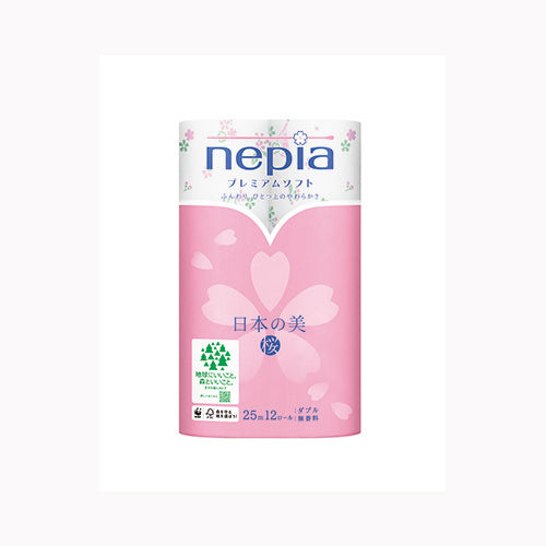王子ネピア ネピアＰＳトイレット日本の美１２ロールダブル桜 家庭紙 トイレットペーパー