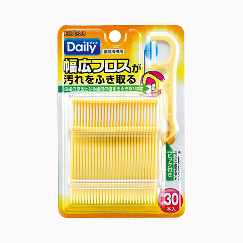 エビス エビス幅広フロス　３０本入  オーラル デンタル用品 メール便対応