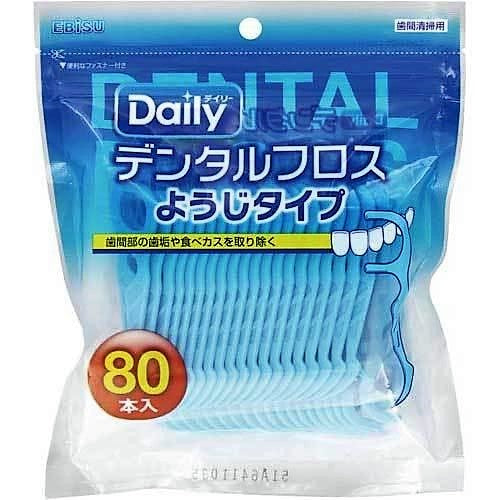 エビス デンタルフロス・ようじタイプN80本入  オーラル デンタル用品 メール便対応