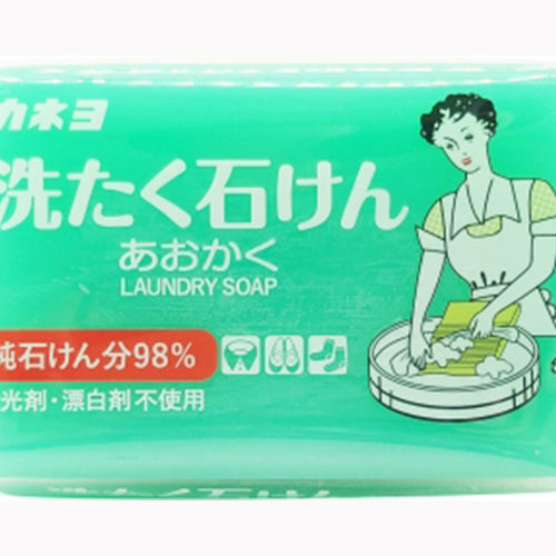 カネヨ石鹸 洗たく石けん　あおかく　１５０Ｇ　  衣料用洗剤 その他  メール便対応