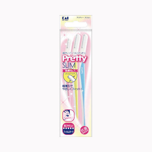 貝印 プリテイ－スリムＬ３本　ＰＳＬ－３Ｐ　  カミソリ 女性用 メール便対応