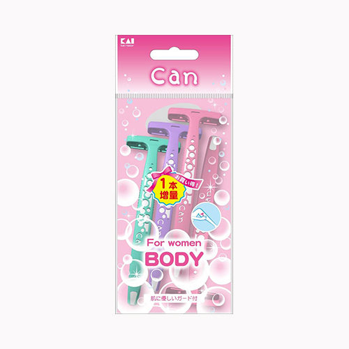 貝印 キャンバブルＴ　３本入り　ＢＯＤＹ  カミソリ 女性用 メール便対応