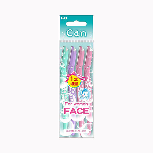 貝印 キャンバブルＬ　３本入　ＦＡＣＥ　  カミソリ 女性用 メール便対応