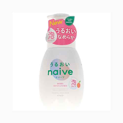 クラシエホームプロダクツ販売 ナイーブ　泡で出てくるボディソープ（うるおいタイプ）　ポンプ スキンケア 浴用 　