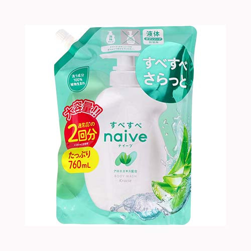 クラシエホームプロダクツ販売 ナイーブ　ボディソープ（アロエエキス配合）詰替用２回分 スキンケア 浴用 　