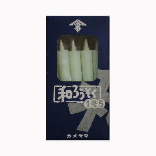 カメヤマ 和ろうそく１号５　白　箱入  薫香剤 ローソク メール便対応
