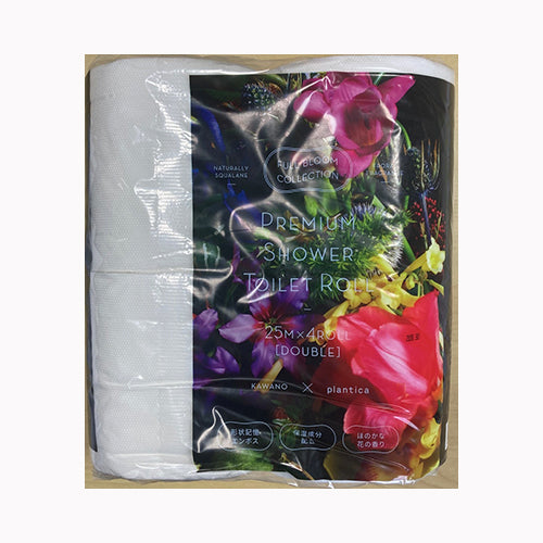 河野製紙 ＦＵＬＬ　ＢＬＯＯＭ　ＣＯＬＬＥＣＴＩＯＮプレミアムシャワートイレット４Ｒダブル２５ｍ 家庭紙  トイレットペーパー