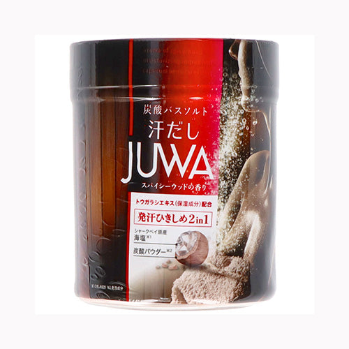 白元アース 汗だしＪＵＷＡスパイシーウッドの香り５００ｇ 入浴剤  炭酸ガス  炭酸入浴剤 バス・洗面 入浴剤