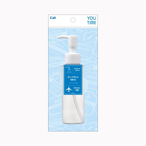 貝印 ＫＣ１３２６　ポンプボトル１００ｍｌ メイク雑貨・美容小物 トラベル・その他 　