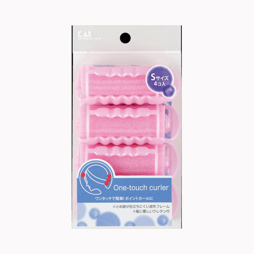 貝印 ＨＬ０１６８　ワンタッチカーラー　Ｓ　４Ｐ メイク雑貨・美容小物 頭髪用雑貨