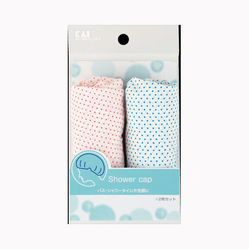 貝印 ＨＬ０１８１シャワーキャップ２Ｐ　 メイク雑貨・美容小物 頭髪用雑貨