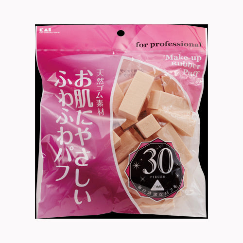 貝印 ＫＱ３０６３　プロ用ファンデパフブロック三角３０Ｐ メイク雑貨・美容小物 メイク雑貨