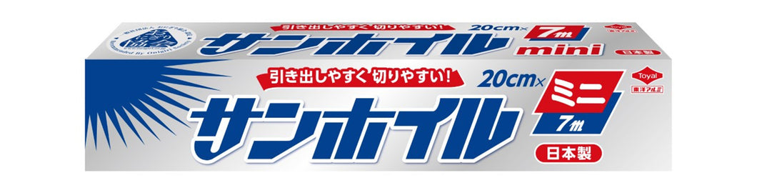 東洋アルミエコープロダクツ サンホイルミニ７Ｍ 台所消耗品 アルミホイル・ラッピングフィル