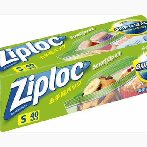 旭化成ホームプロダクツ ジップロック お手軽バッグS40枚入 台所消耗品 調理用品・レンジ調理容器