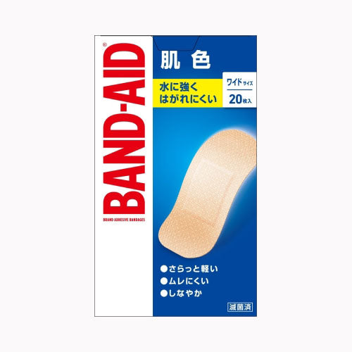 ジョンソン・エンド・ジョンソン ＢＡ　肌色　ワイド２０枚　 衛生用品 救急傷当て 　 救急絆創膏 医療品・衛生用品 絆創膏