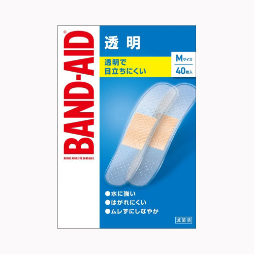 ジョンソン・エンド・ジョンソン ＢＡ　透明　Ｍサイズ４０枚 衛生用品 救急傷当て 　