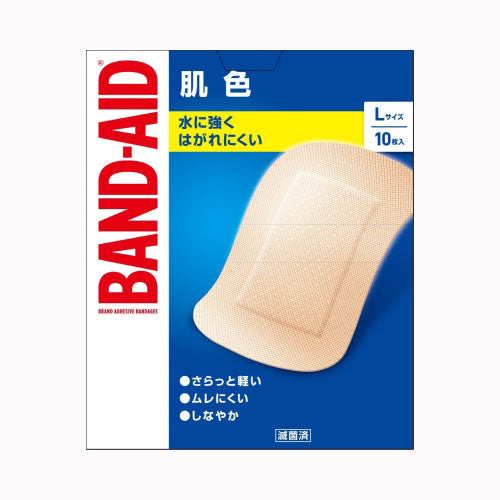 ジョンソン・エンド・ジョンソン ＢＡ　肌色　Ｌサイズ１０枚  衛生用品 救急傷当て 　 救急絆創膏 医療品・衛生用品 絆創膏   メール便対応
