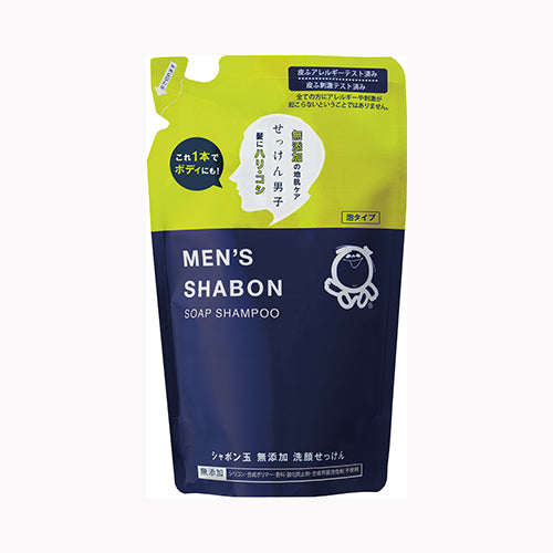 シャボン玉販売 メンズシャボンソープシャンプーつめかえ４２０ＭＬ　 化粧品 男性化粧品