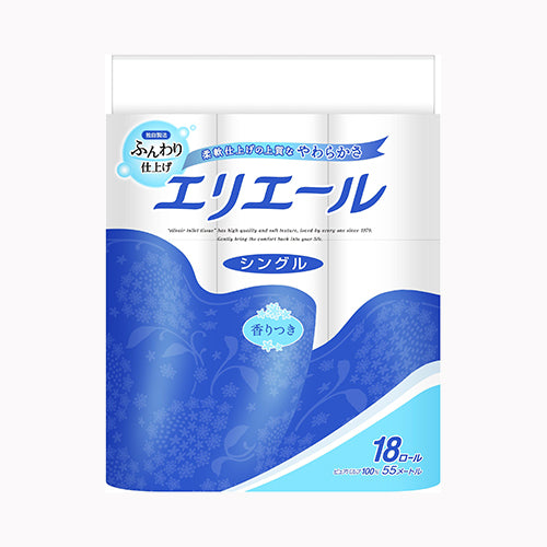 大王製紙 エリエールトイレットティシュー１８Ｒシングル　 家庭紙 トイレットペーパー
