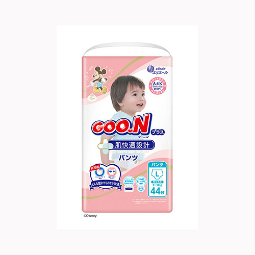 大王製紙 グ～ンプラス肌快適設計　パンツＬサイズ　４４枚 ベビー用品 オムツ